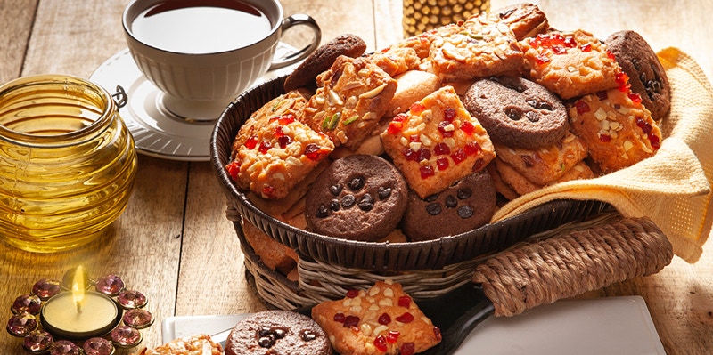 These delicious homemade biscuits are the perfect addition to any breakfast spread. Freshly baked and still warm from the oven, they're golden brown and flaky on the outside with a soft and buttery inside. Perfectly paired with a hot cup of coffee, they're sure to be a crowd-pleaser, photography by Ajay Walia